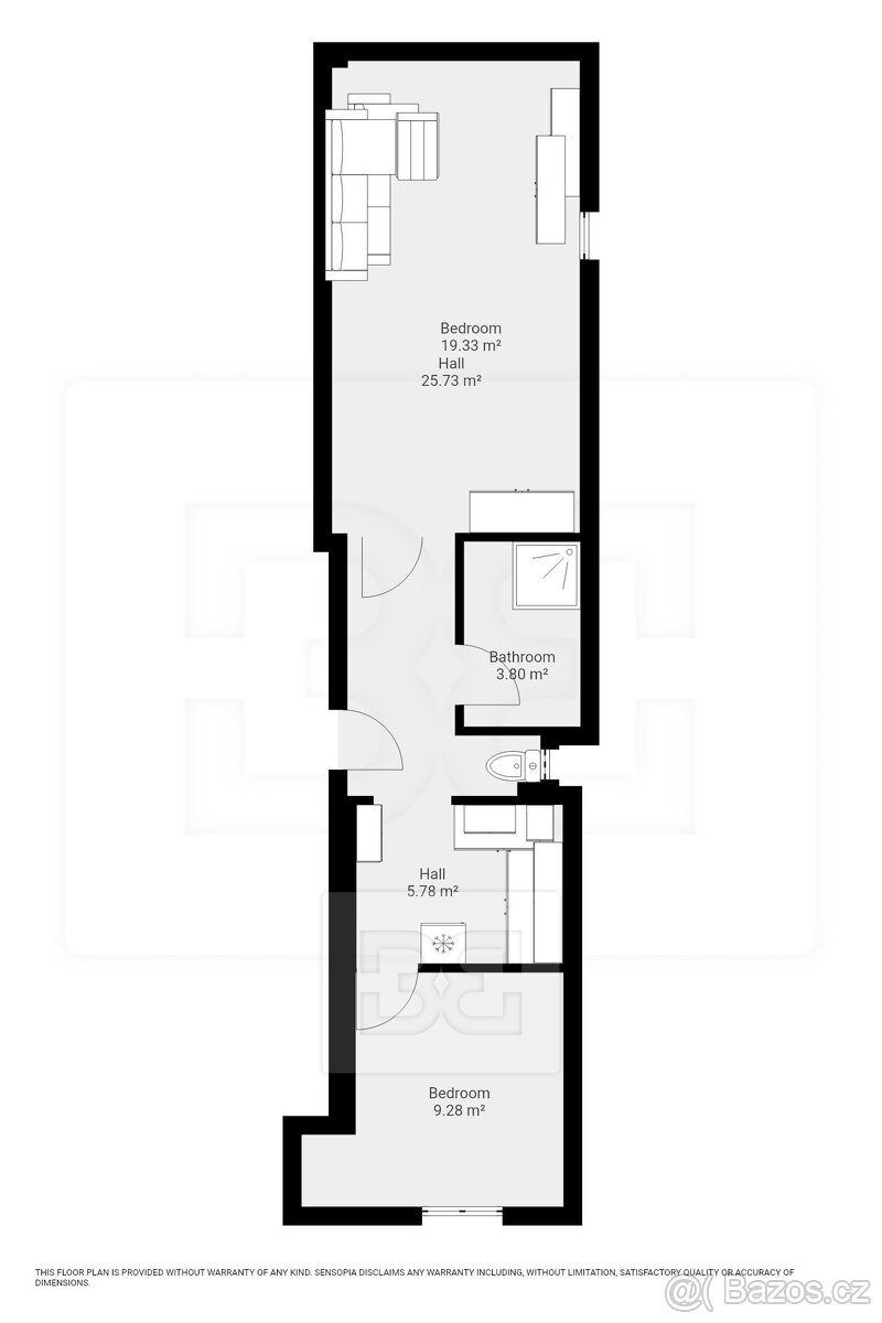 Pronájem bytu 2+1 44 m², Praha - Holešovice, ev.č. N08493 - 15