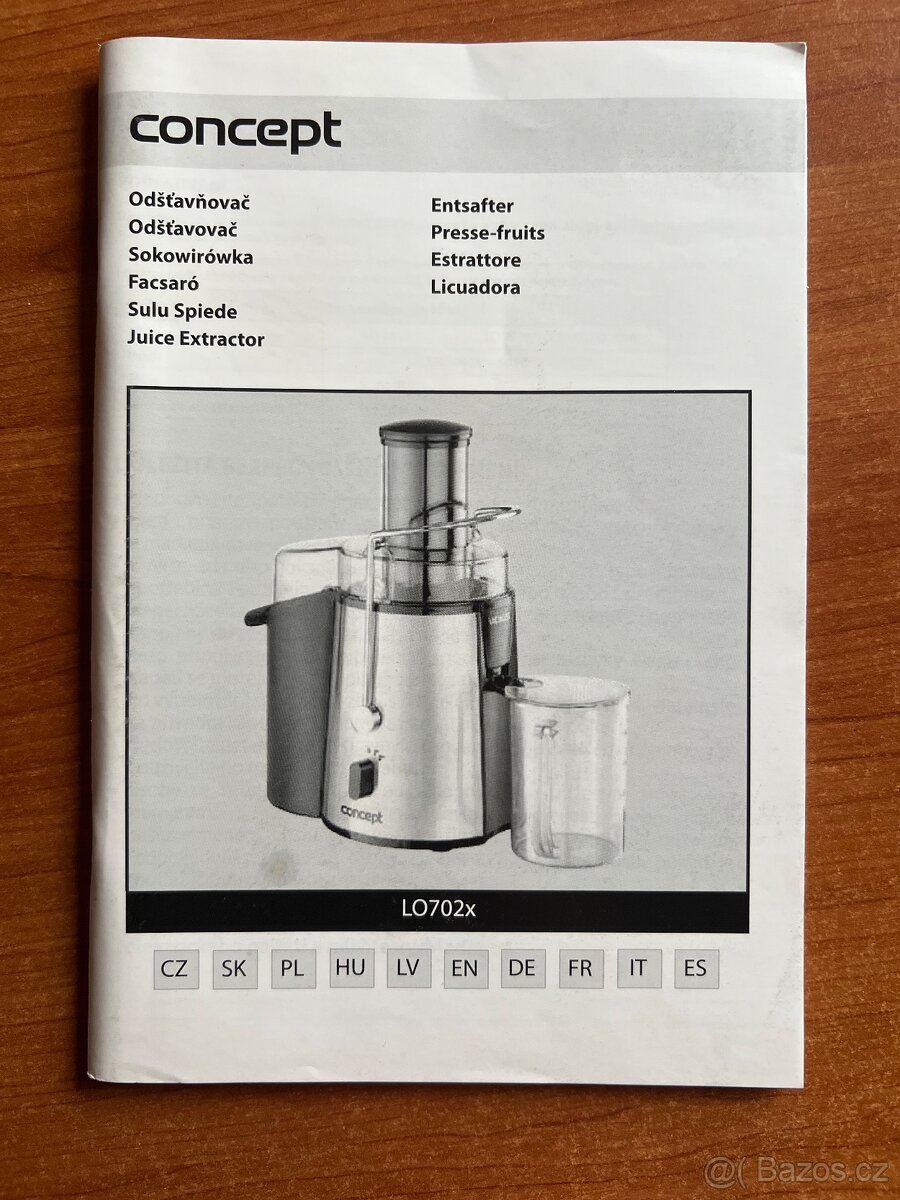 Odšťavňovač NOVÝ - 15