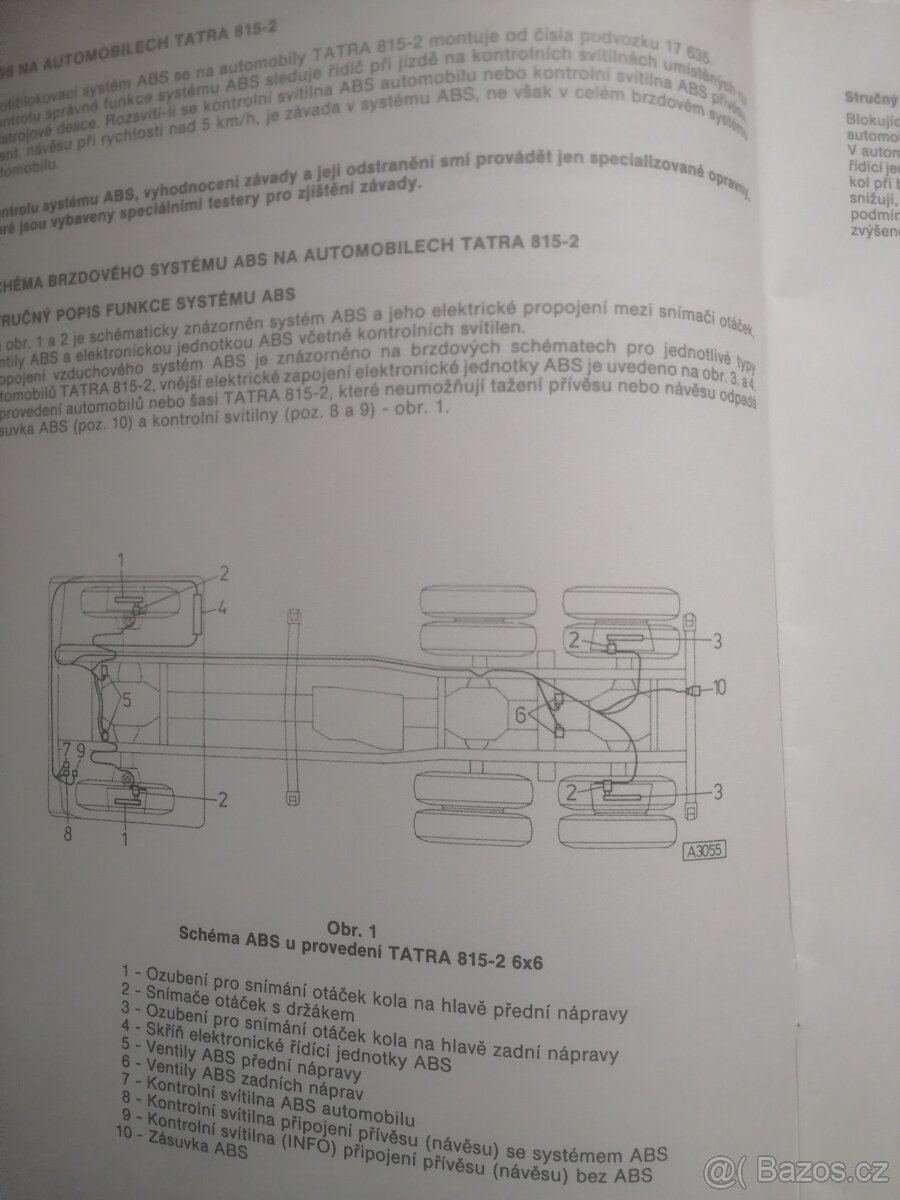 Dílenská příručka TATRA 815-2. Publikace 647 + dodatek - 15