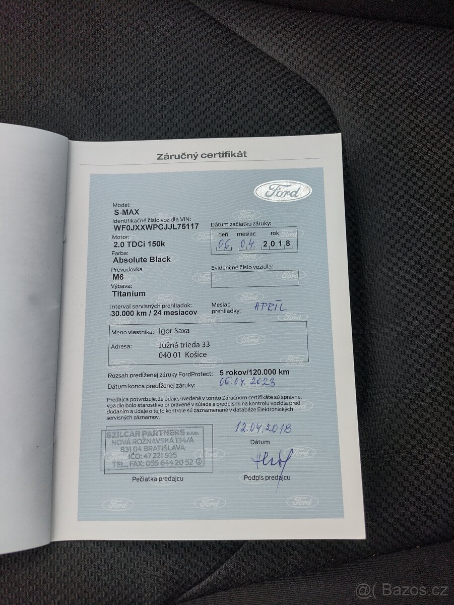 S-Max 2.0 TDCi AWD (4x4) 110 kW manuál - 15