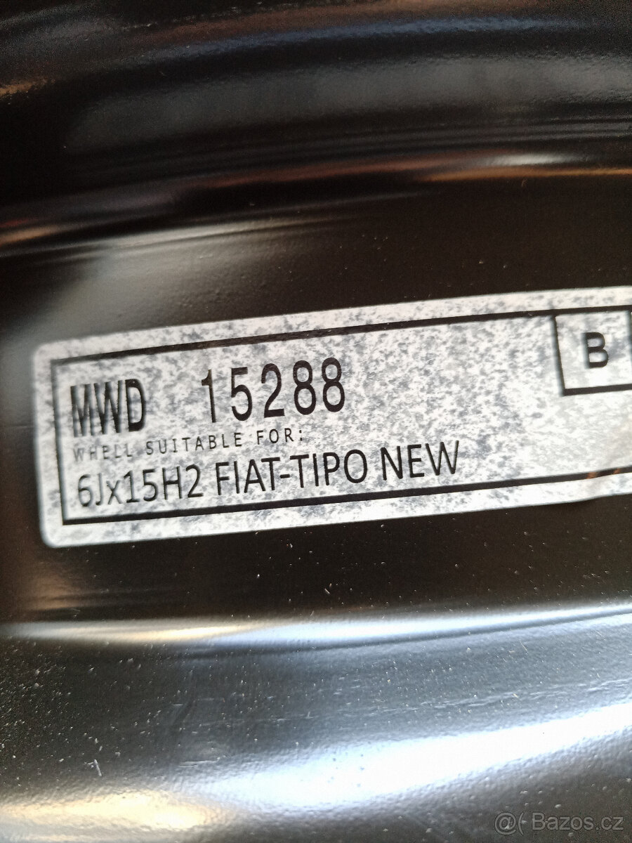 Plechové disky Fiat "Výprodej skladu" - 15