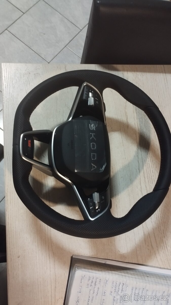 Volant Škoda Octavia 4 RS zkosený NOVÝ originální - 15