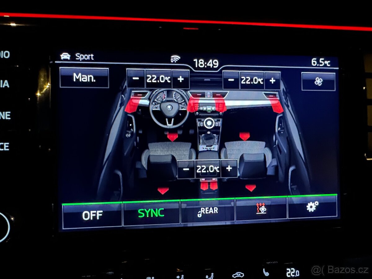 ŠKODA SUPERB 3 combi 2.0 tdi 140kw manuál webasto alcantara - 15