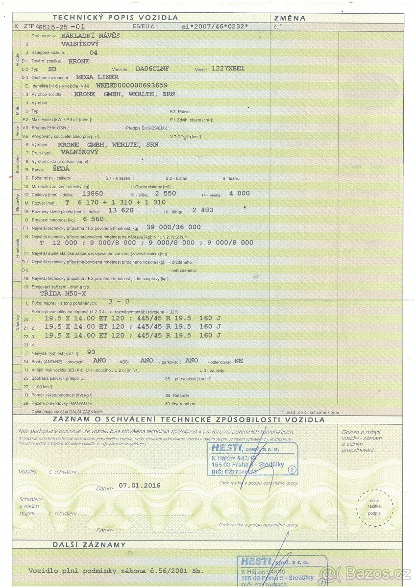 KRONE SD MEGA LINER - 15
