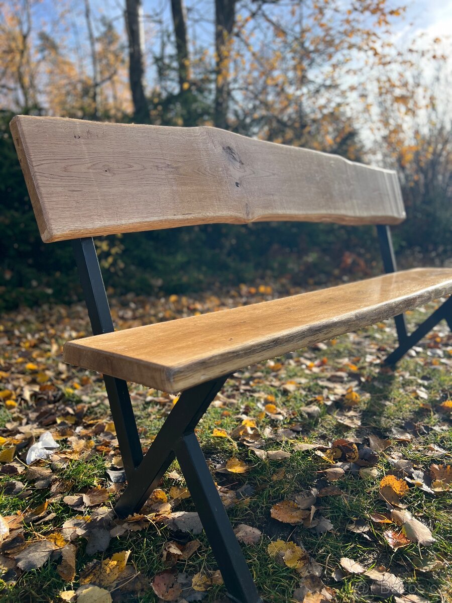 Zahradní lavička : DUB - doprava zdarma - 15