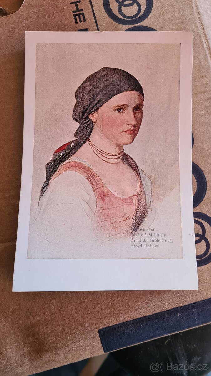 Prodám staré pohledy Josef Mánes - 15