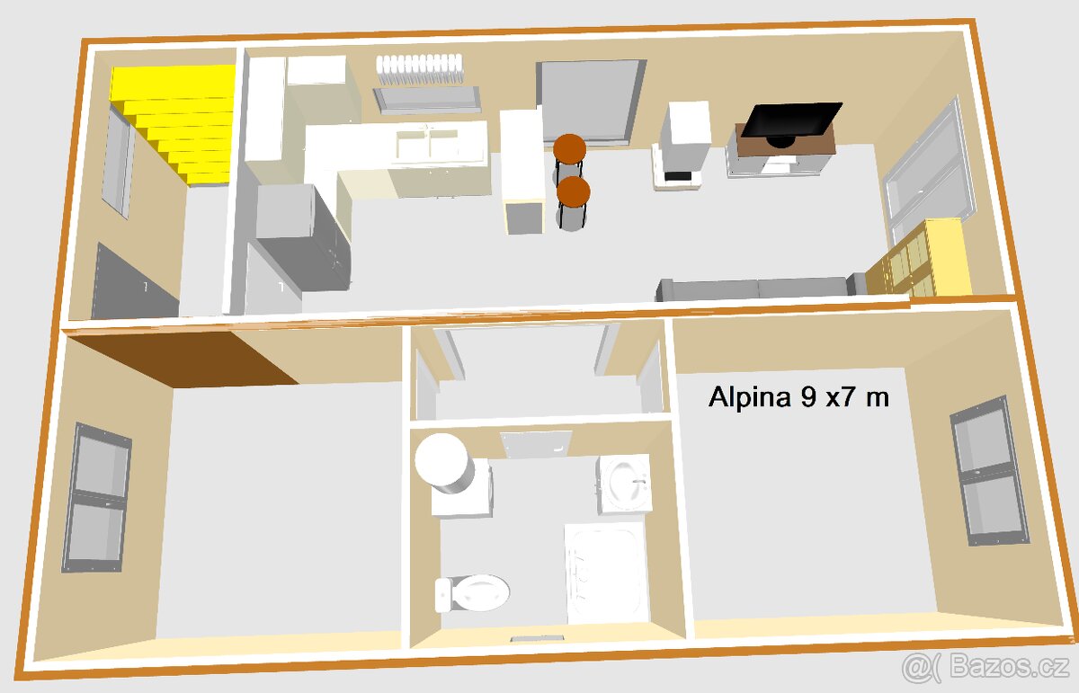 mobilheim, celoroční modulový dům Villa Alpina - 15