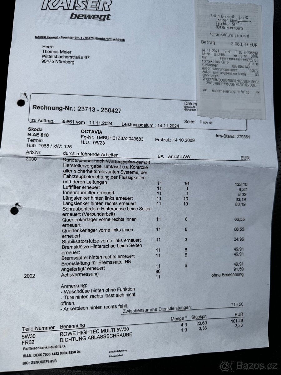 Škoda Octavia 2 RS facelift ( investice 5000€ ) - 15