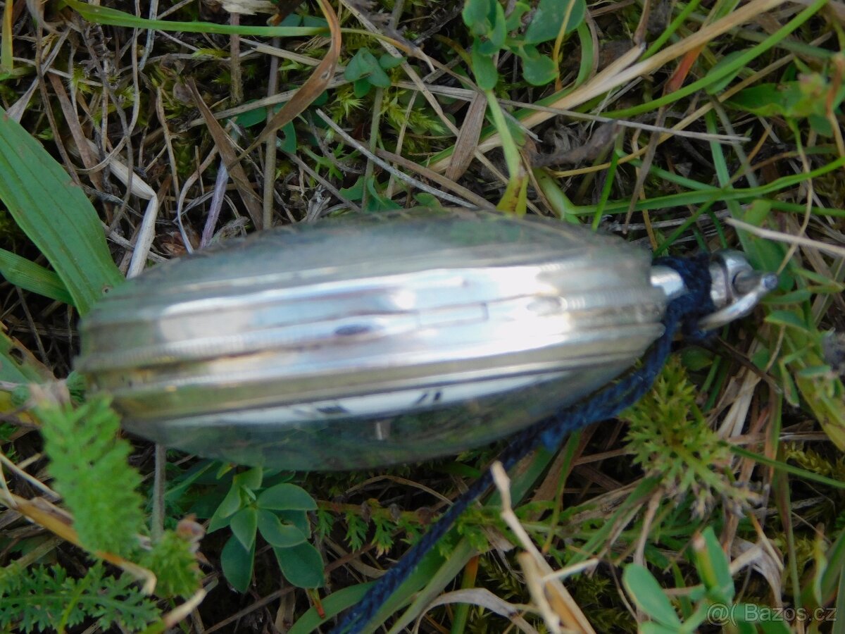 Celostříbrné anglické kapesní hodinky Špindlovky - 15