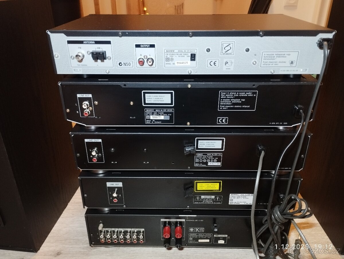 Hi-Fi komponenty SONY + repro ARCUS - 15