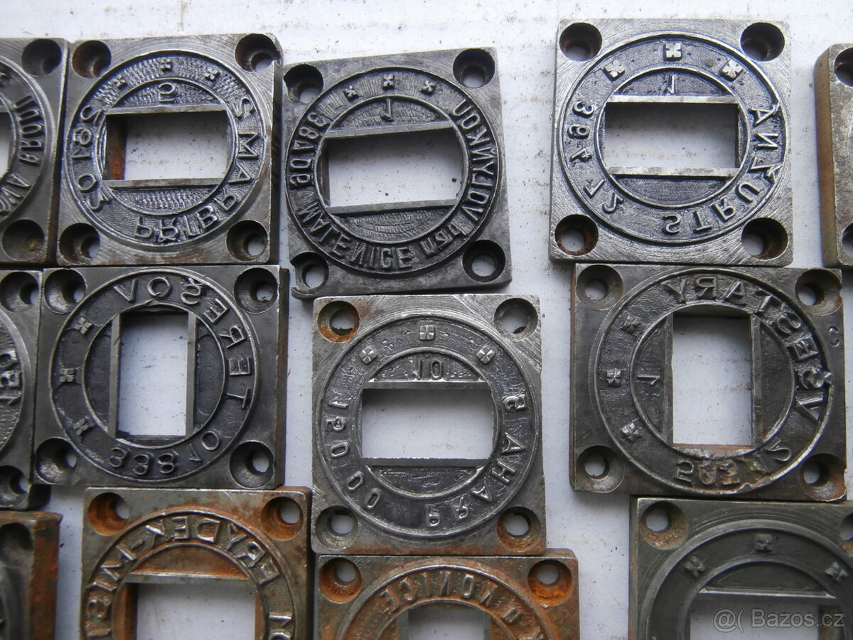 Prodám starší česká poštovní razítka - torza kus za 300 kč - 15