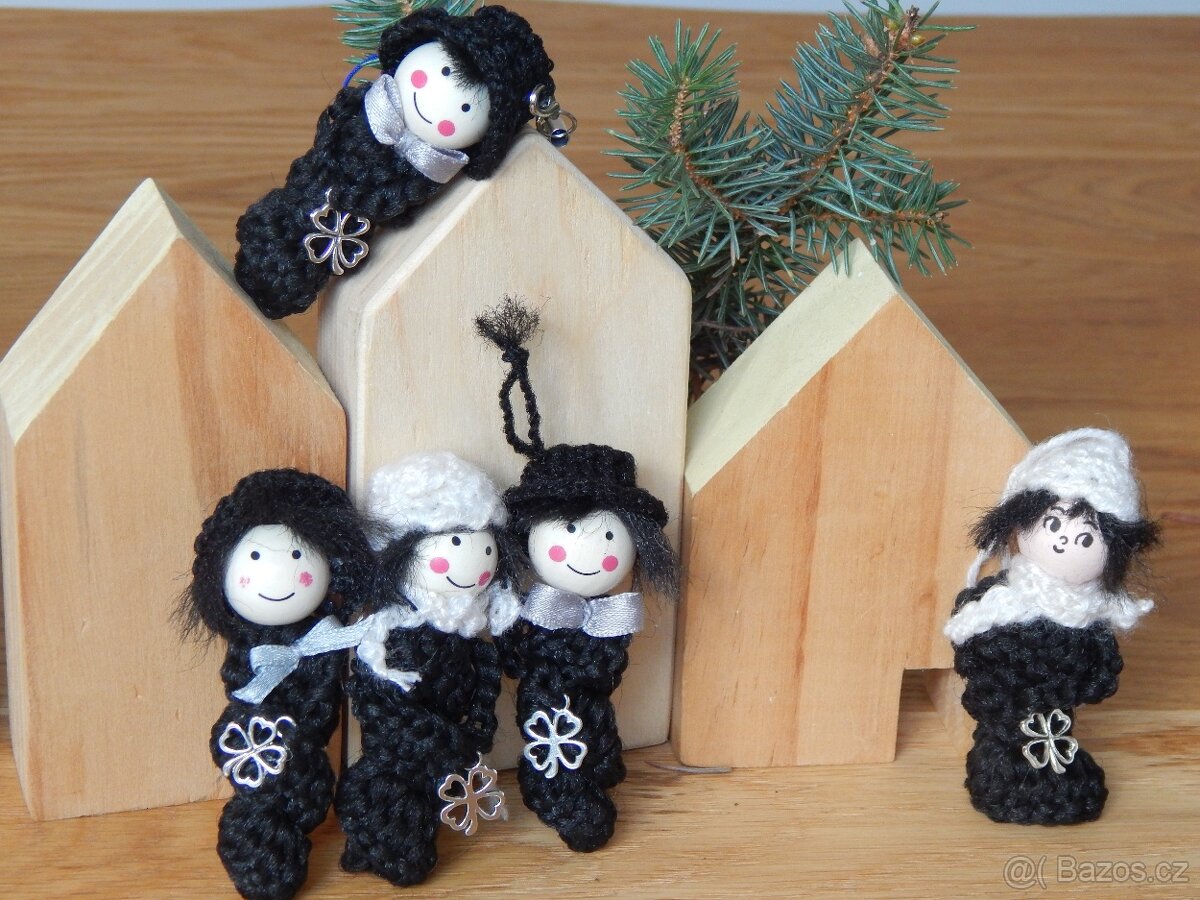Háčkované vánoční ozdoby - 15