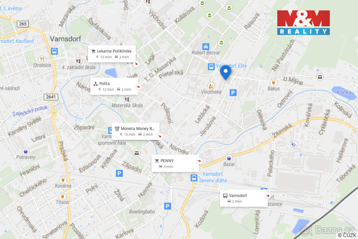 Pronájem obchodního objektu, Varnsdorf, ul. Bratislavská - 15