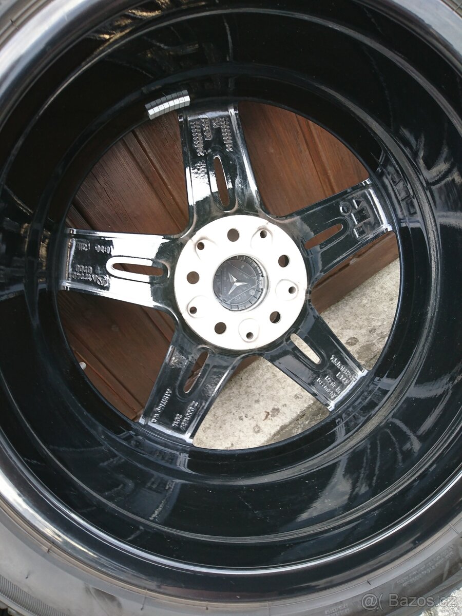 Mersedes A+B+ CLA originální alu kola 5x112 Zimní 225/45/18 - 15