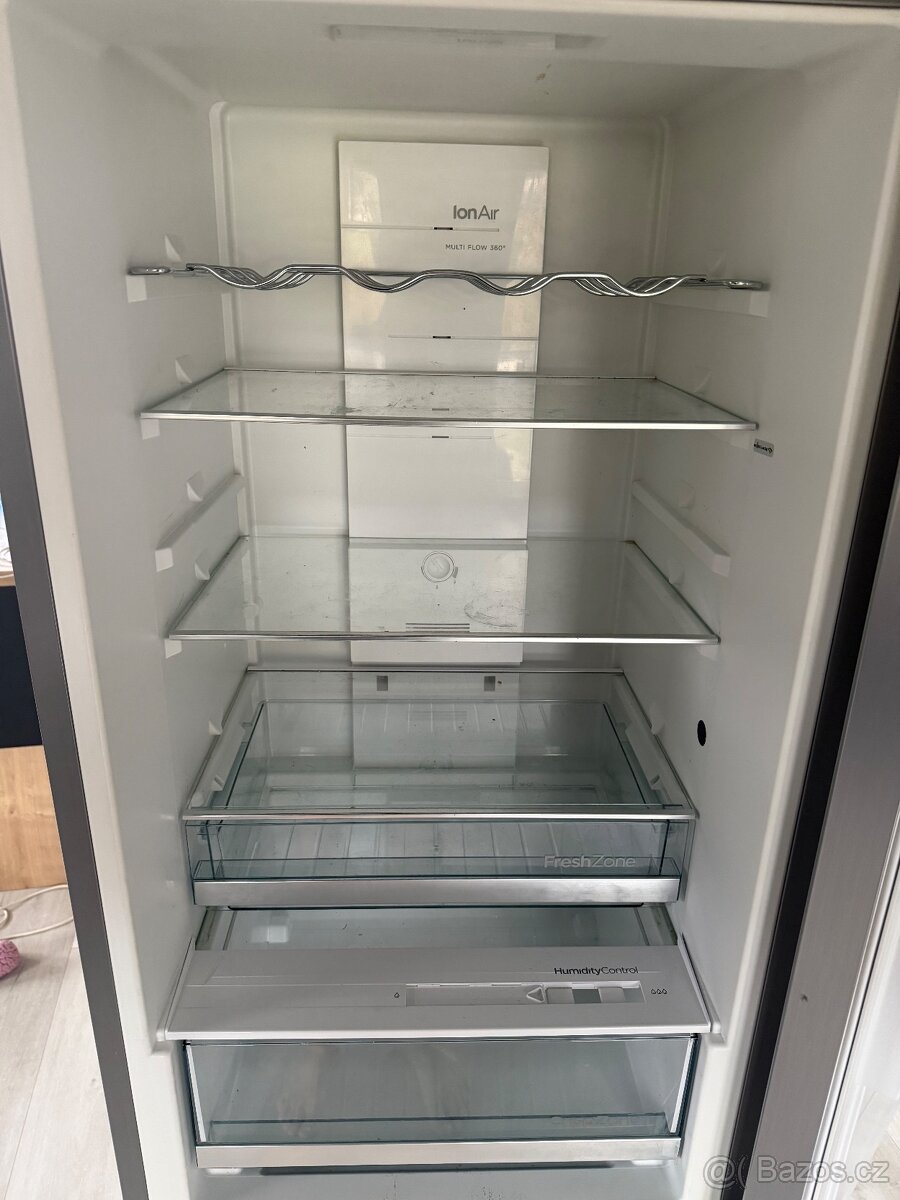 Lednice s mrazákem Gorenje nerez šedá - 15