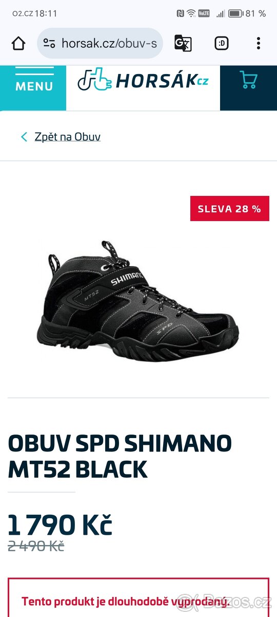 Cyklistické boty Shimano vel 48 - 15