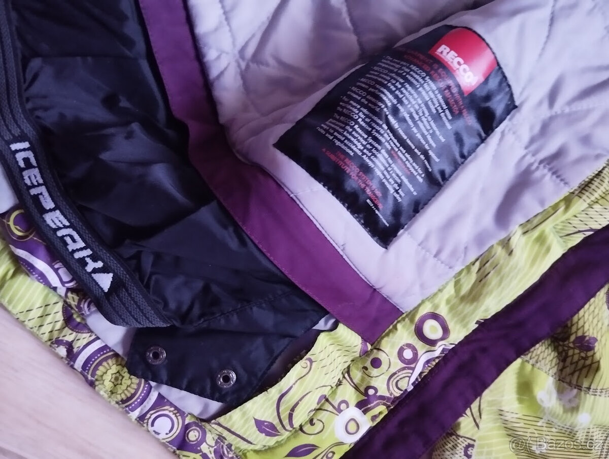 Zelenofialová zimní bunda vel.152/10-12let ICEPEAK - 15