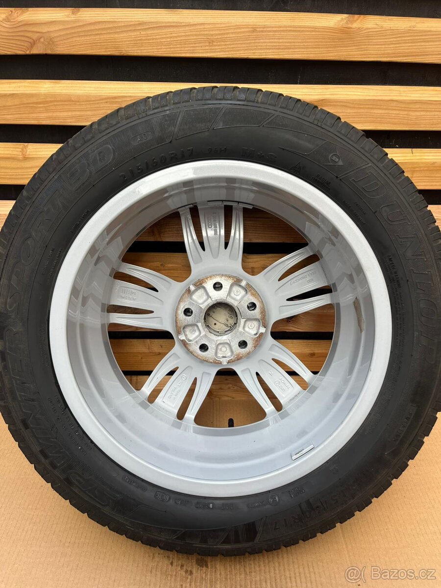 Alu originální kola Audi Q3 215/60 R17 5x112❄️ - 15