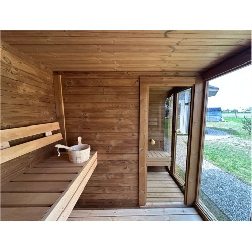 Sauna Marivox, venkovní finská sauna, zahradní sauna - 15