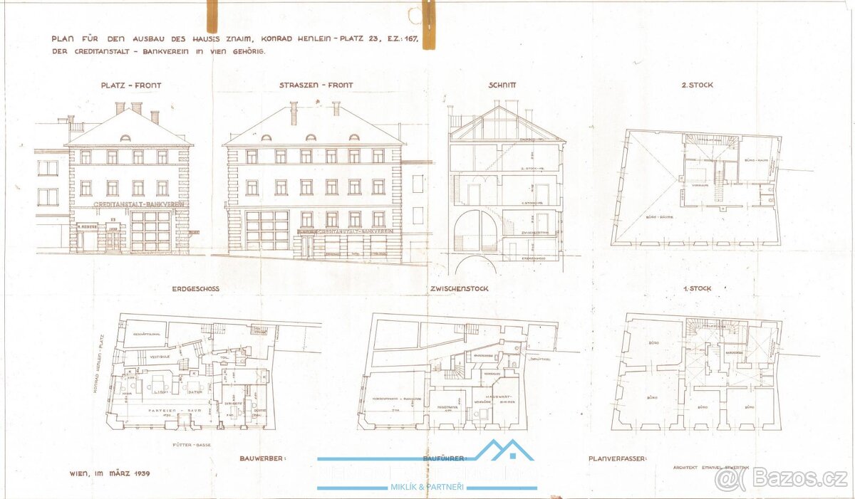 Prodej činžovního domu, centrum města Znojma, ul. Horní námě - 15