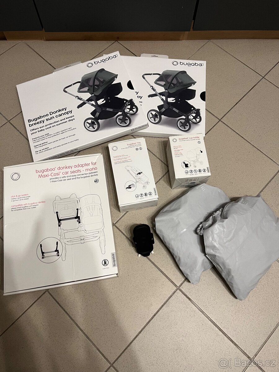 Bugaboo Donkey 5 s příslušenstvím - 15
