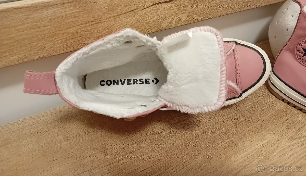 Converse dámské kotkíkové tenisky vel. 36,5 kožené zateplené - 15