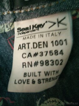 Luxusní italské džíny Seal Kay - 15