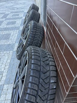 Alu kola 4x100 R18 zimní pneu - 15