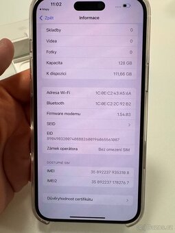 Apple iPhone 16 PLUS, 128GB bílý, v záruce, TOP STAV - 15