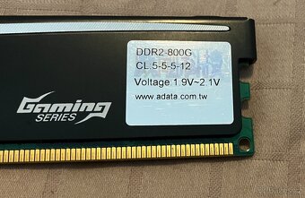 Paměti RAM do PC, typu DDR, DDR2 a DDR3, uvedená cena je za - 15