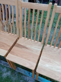 Jídelní židle masiv dub tvarovaná - 15