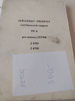 SEŘIZOVACÍ PŘEDPISY VSTŘIKOVACÍCH SOUPRAV - 15