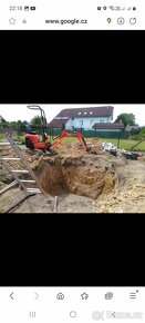 Půjčovna-pronájem strojů-práce minibagem s obsluhou - 15