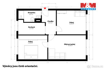 Prodej bytu 3+1, 66 m², Klatovy, ul. Pod Hůrkou - 15