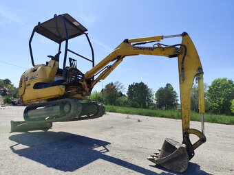 Minibagr Komatsu PC15, váha 1550kg. - 15