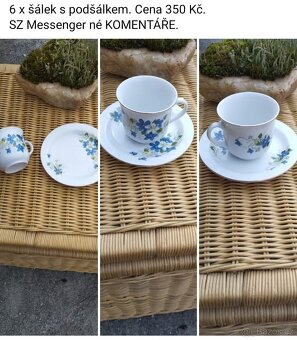 Porcelán viz fota. Cena za položku na fotografii. - 15