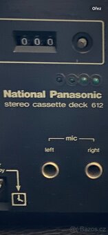 Prodám Panasonic  national stereo cassette deck612. - 15