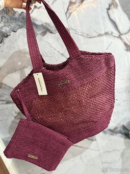 Luxusní, plážová taška + psaníčko  CALZEDONIA - 15