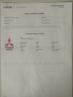 MITSUBISHI ASX 1,6 MIVEC,CZ PŮVOD,2X KOLA,1 MAJITEL - 15