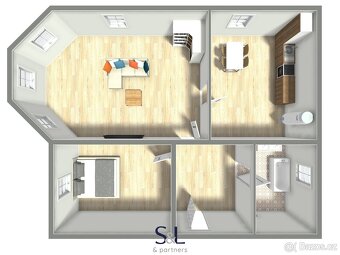 Prodej byty 2+1, 70 m2 - Polevsko, ev.č. 01062 - 15