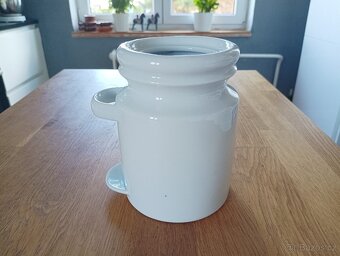 VINTAGE PORCELÁNOVÁ DÓZA NA OKURKY SOLOGNOTE FRANCIE - 15