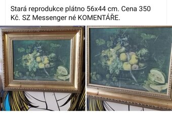 Staré obrazy viz fota. Ceny a rozměry viz fota. - 15