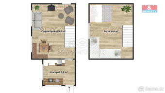 Prodej chaty, 38 m², Střížovice - Kropáčova Vrutice - 15