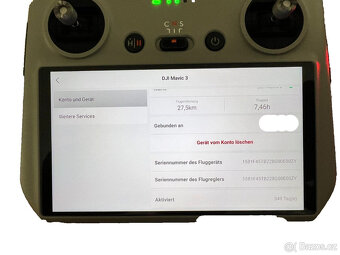 DJI Mavic 3 2.0 + DJI RC Smart+ ND filtr, výborný stav, s kl - 15