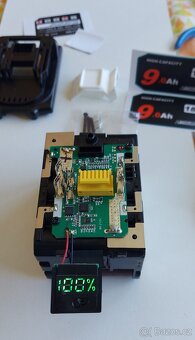 Aku 18V/9.0, 6.0Ah,pro nářadí Makita 18V-LXT a jiné nářadí. - 15
