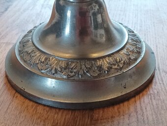 ART DECO STAROŽITNÁ PETROLEJOVÁ LAMPA UNIS PARIS KOLEM 1920 - 15