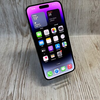 iPhone 14 Pro Max 256GB, 100% baterie, fialový (rok  záruka) - 15