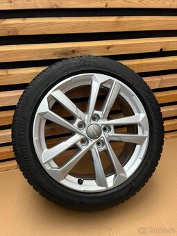 Alu originální kola Audi A3 5x112❄️ 205/50 R17 - 15