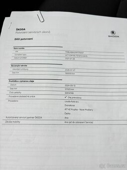 Octavia RS, 2.0TDI 4x4, 1.Majitel, 142xxxkm,ČR,Záruka, Tažné - 15