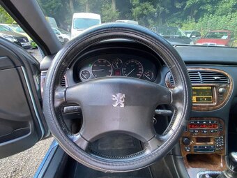 Peugeot 607 2.2 HDI 98kW digitální klima JBL kůže 2001 - 15